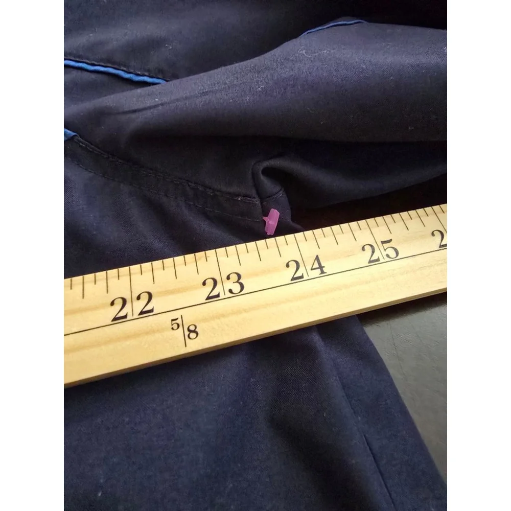 Men's Vintage 90s Tek Gear Navy Blue Windbreaker Jacket L Gorpcore Streetwear